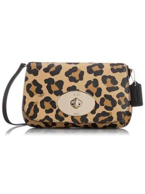 Coach Ocelot Leopard-Print Crossbody